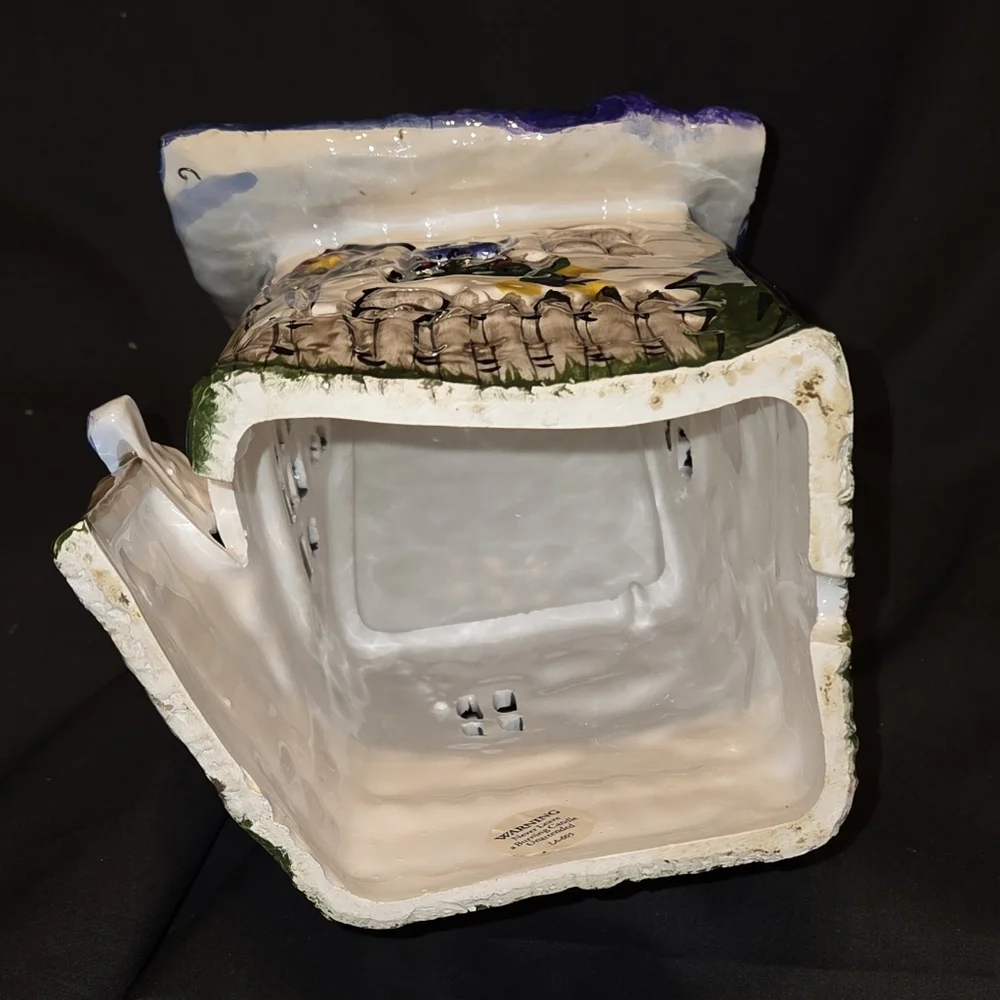 Blue Sky Clayworks Designed by Heather Goldminc Tea Light Candle House